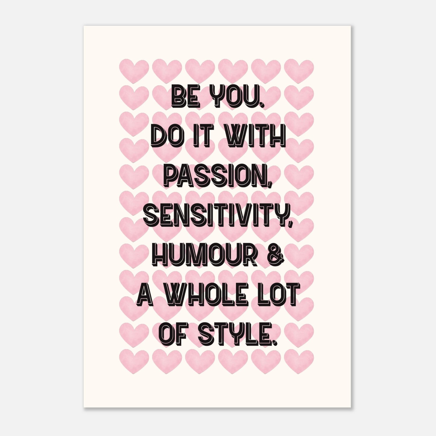 do it with passion motivational print