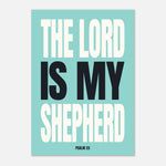 The Lord Is My Shepherd - Bold Bible Verse | Religious Art